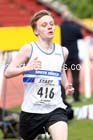 Mens under-17s 1500 metres, North Eastern Track and Field Champs, Gateshead Stadium. Photo: David T. Hewitson/Sports for All Pics